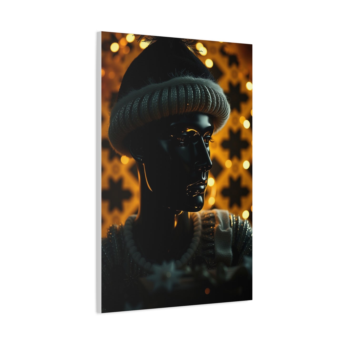 Black Christmas Art Luxury Canvas Wall Art & Canvas Print