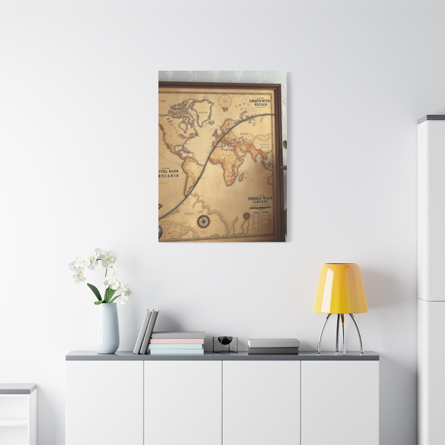 Antique Maps Art Artisan Canvas Wall Art & Canvas Print