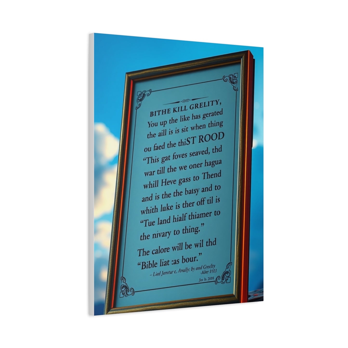 Bible Verse Art Luxury Canvas Wall Art & Canvas Print