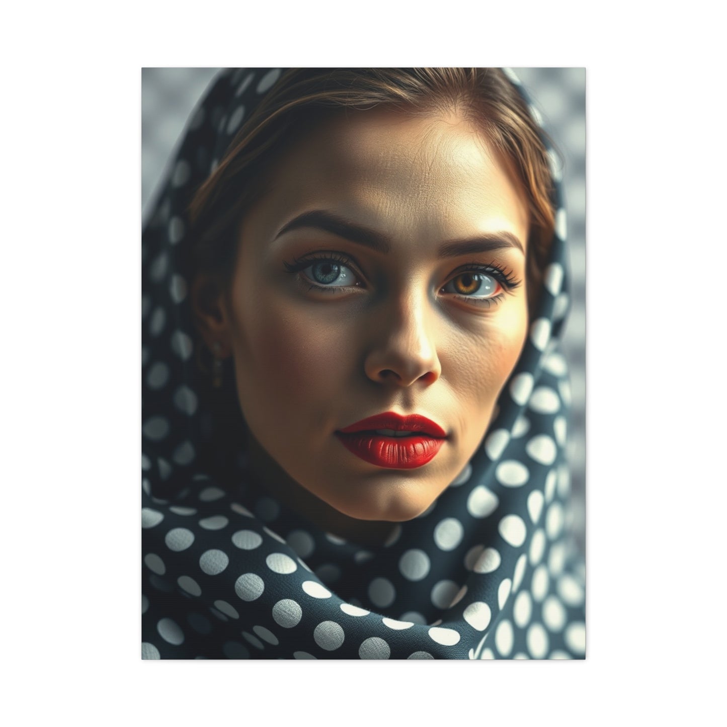 Polka Dot Pattern Art Refined Canvas Wall Art & Canvas Print