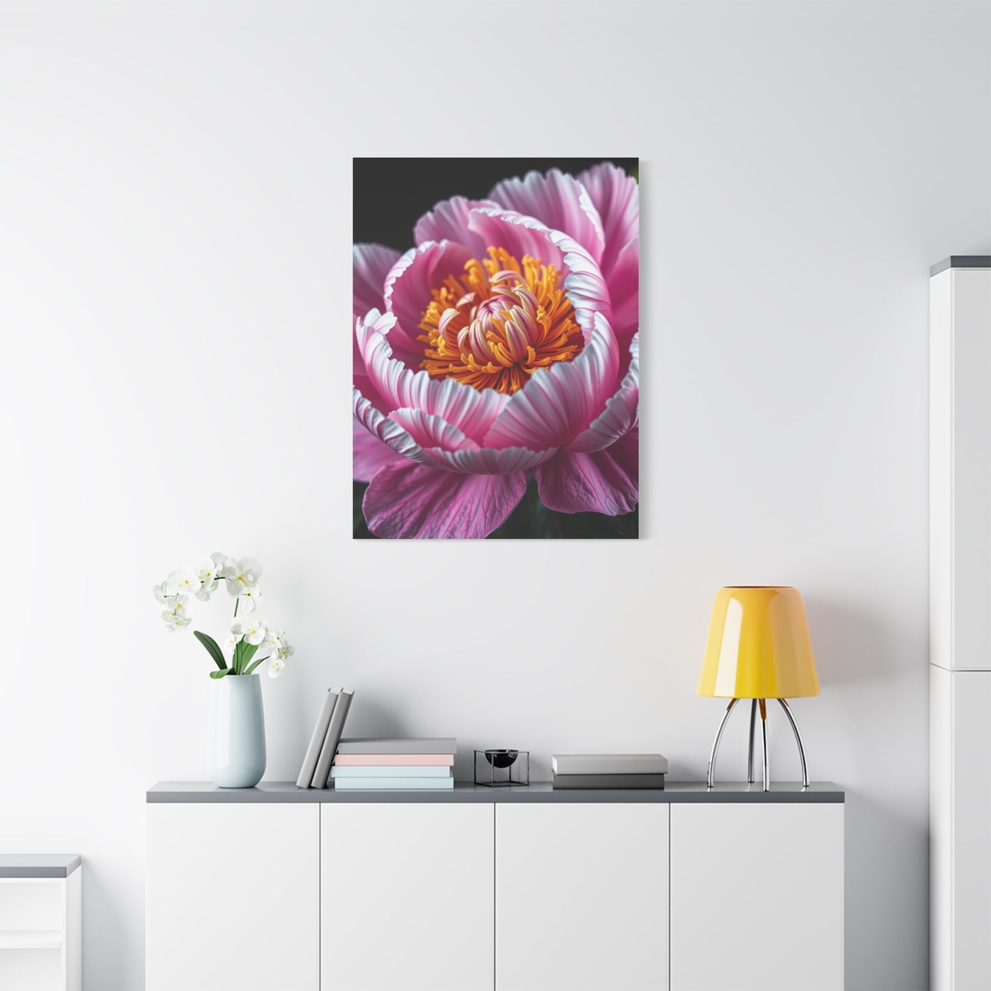 Celestial Peony Elegance Wall Art & Canvas Print