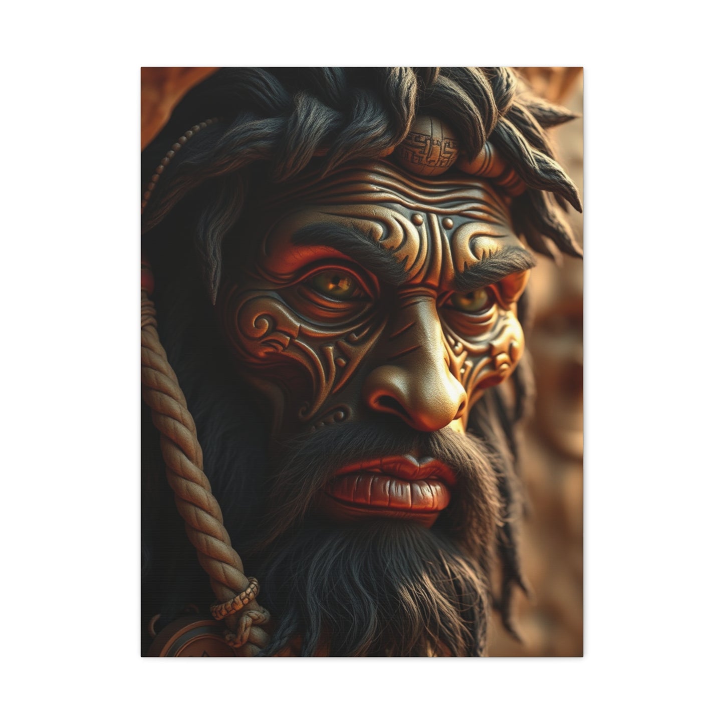 Cave Man Art Luxury Canvas Wall Art & Canvas Print