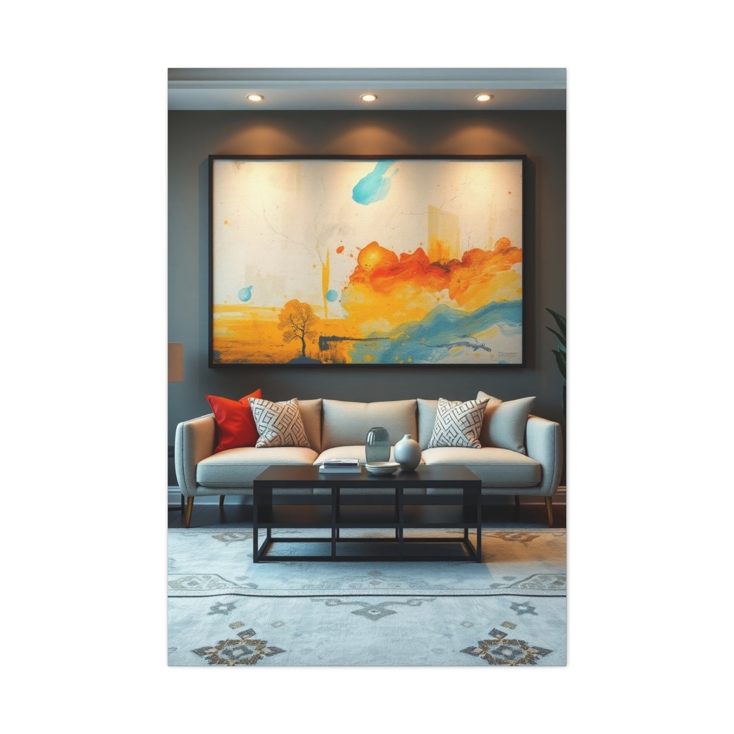 Large Art for Living Room Art Luxury Canvas Wall Art & Canvas Print
