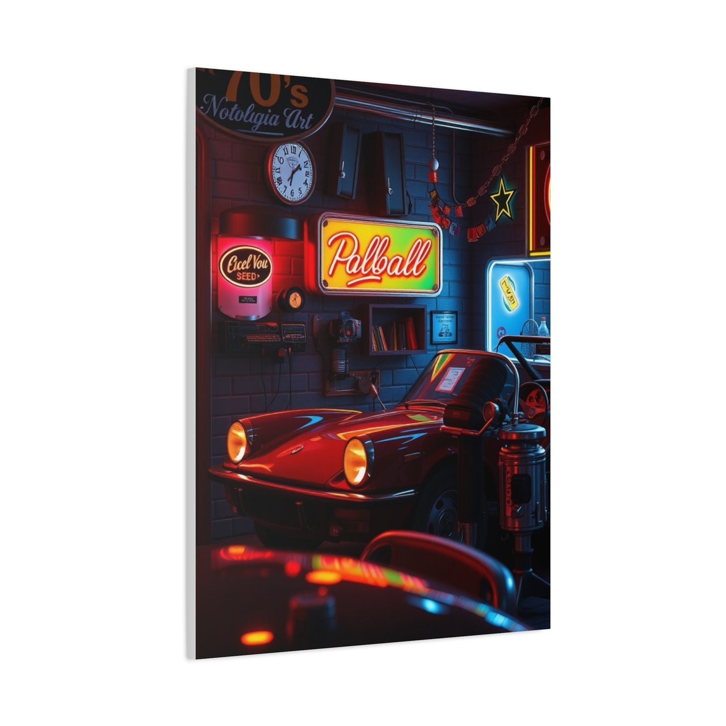 70’s Nostalgia Art Luxury Canvas Wall Art & Canvas Print
