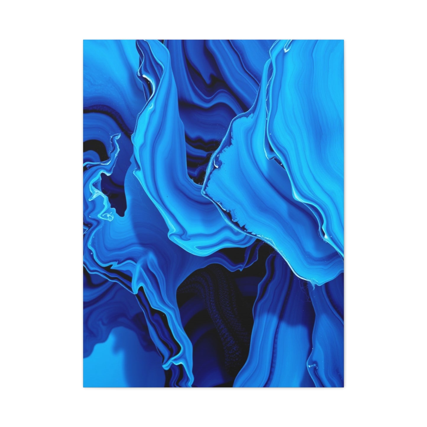 Blue Abstract Art Supreme Gallery Wall Art & Canvas Print