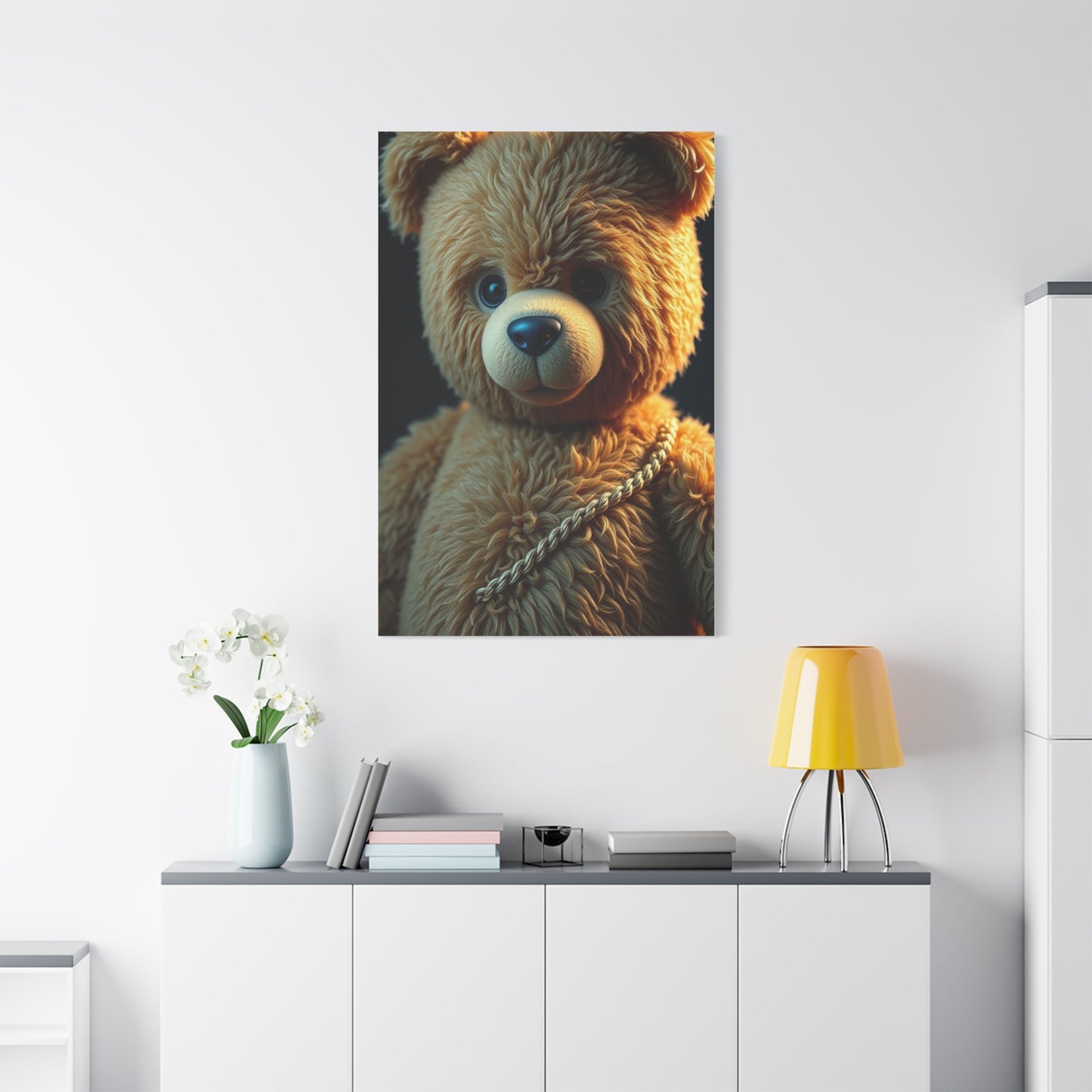 Luxe Teddy Aesthetic Canvas Wall Art & Canvas Print