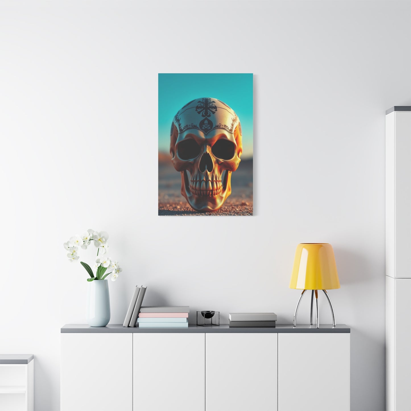 Aristocratic Skull Manifest Wall Art & Canvas Print