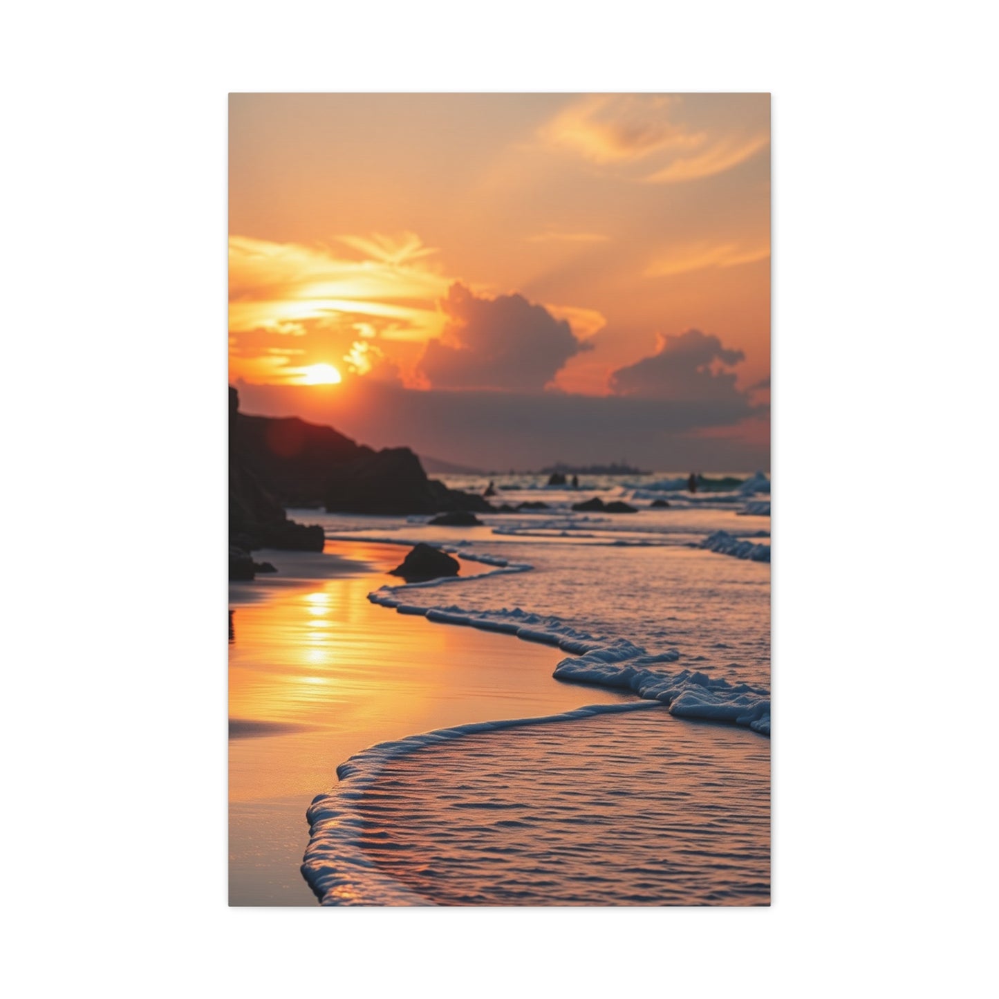 Collection Beach Sunrise and Sunset Art Art Wall Art & Canvas Print