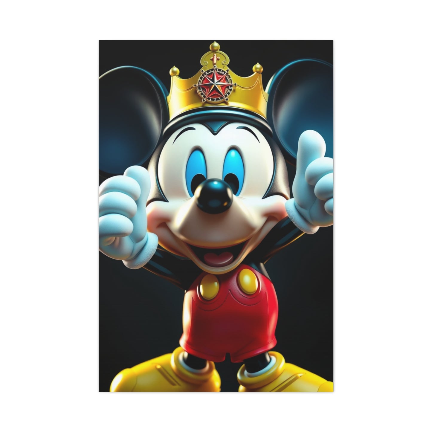 Mouse Luxe Impression Wall Art & Canvas Print