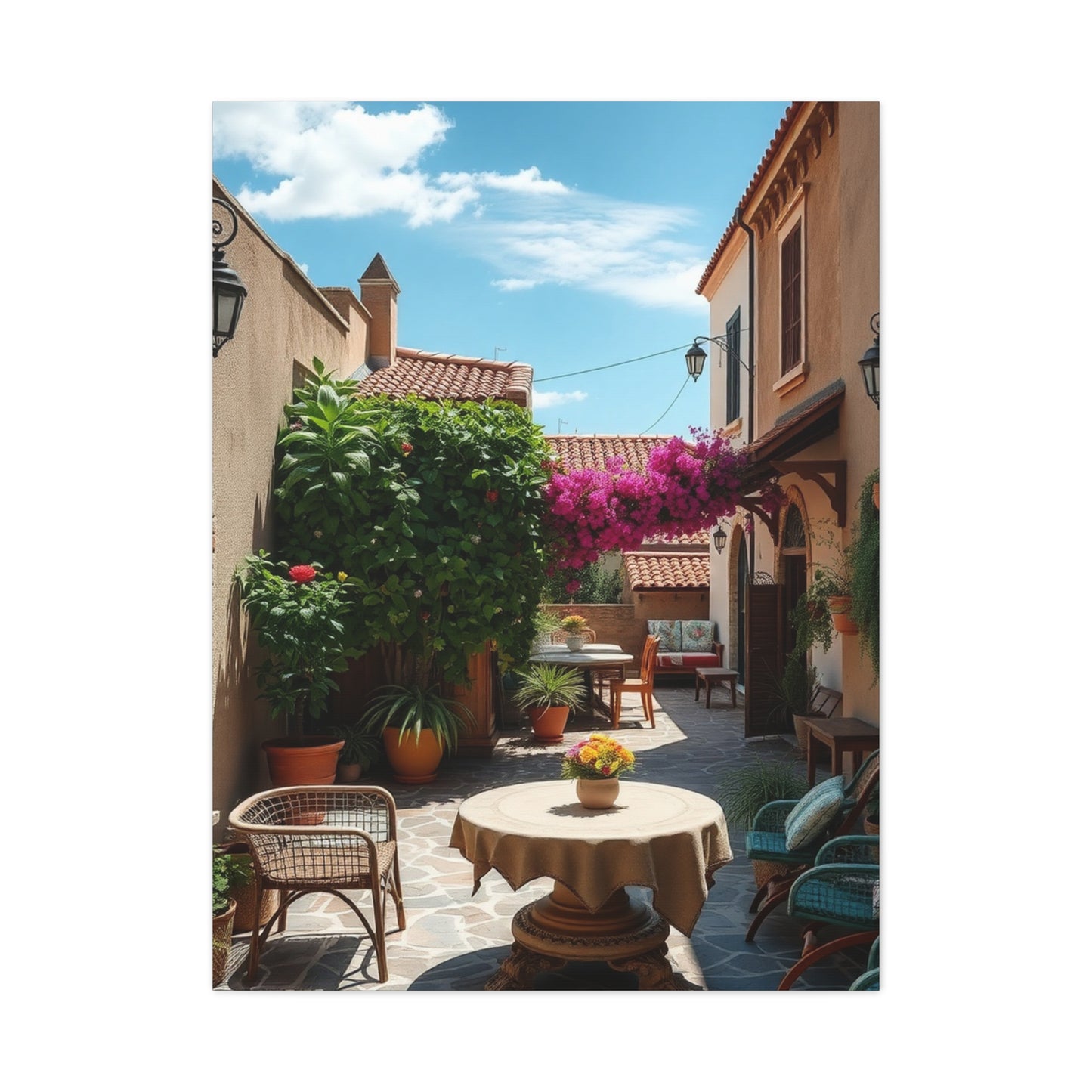 Vision Mediterranean Decor Art Art Wall Art & Canvas Print