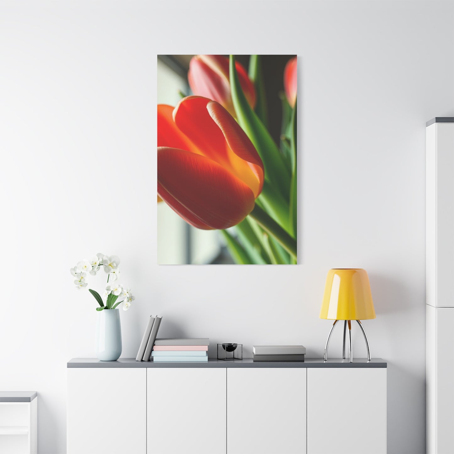 Supreme Tulip Flower Art Collection Wall Art & Canvas Print