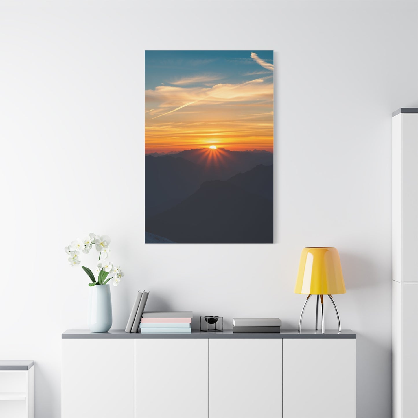 Alpine Dawn & Dusk Masterpiece Wall Art & Canvas Print