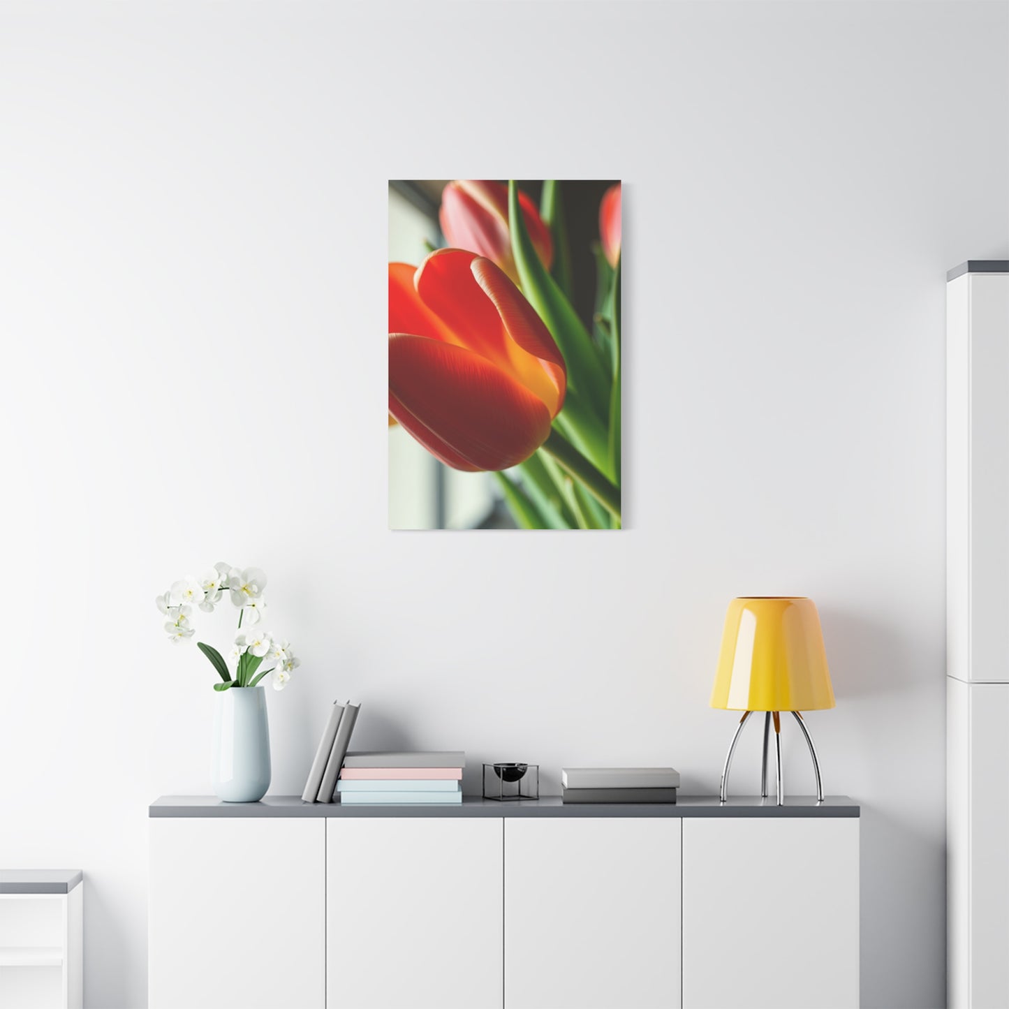 Supreme Tulip Flower Art Collection Wall Art & Canvas Print