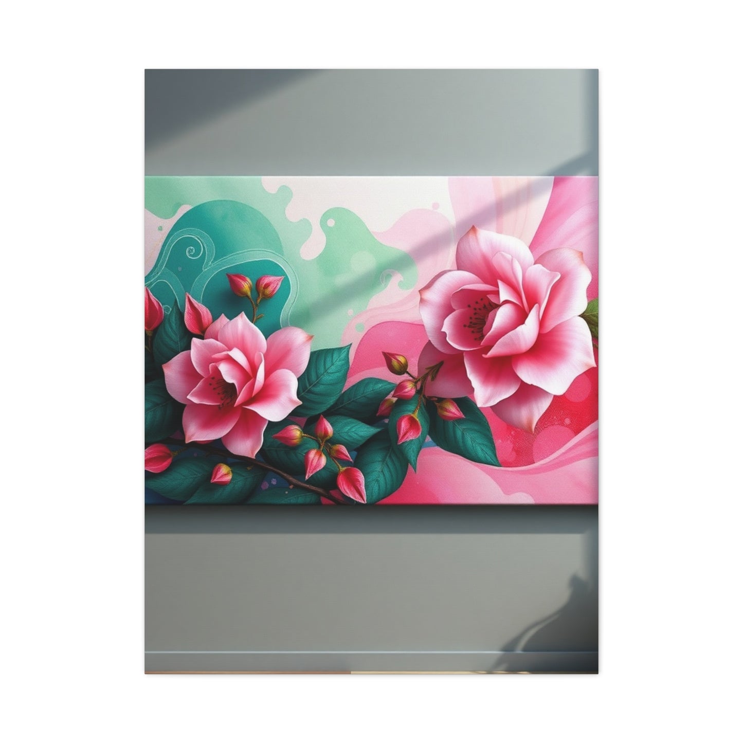 Green & Pink Canvas Art Supreme Gallery Wall Art & Canvas Print