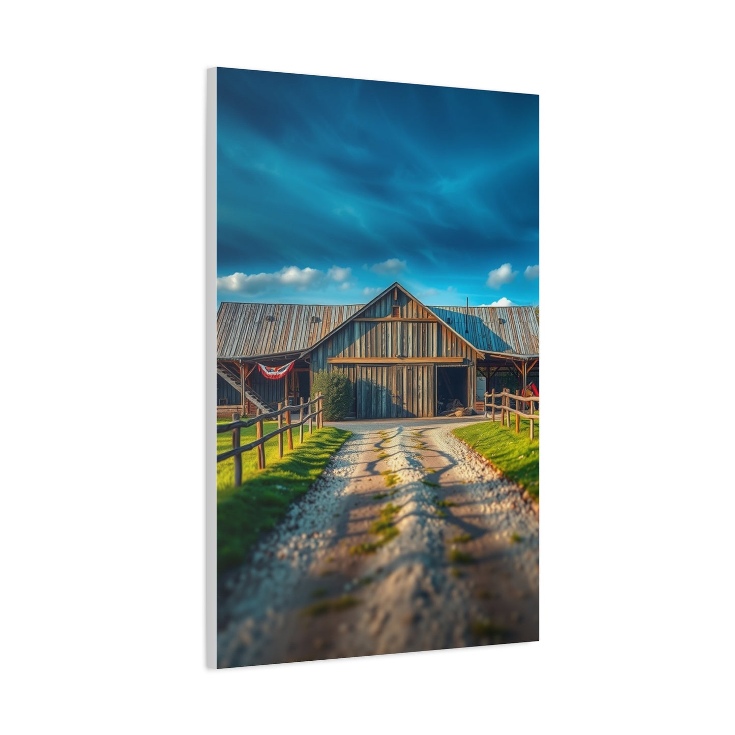 Classic Barnscape Exposition Wall Art & Canvas Print