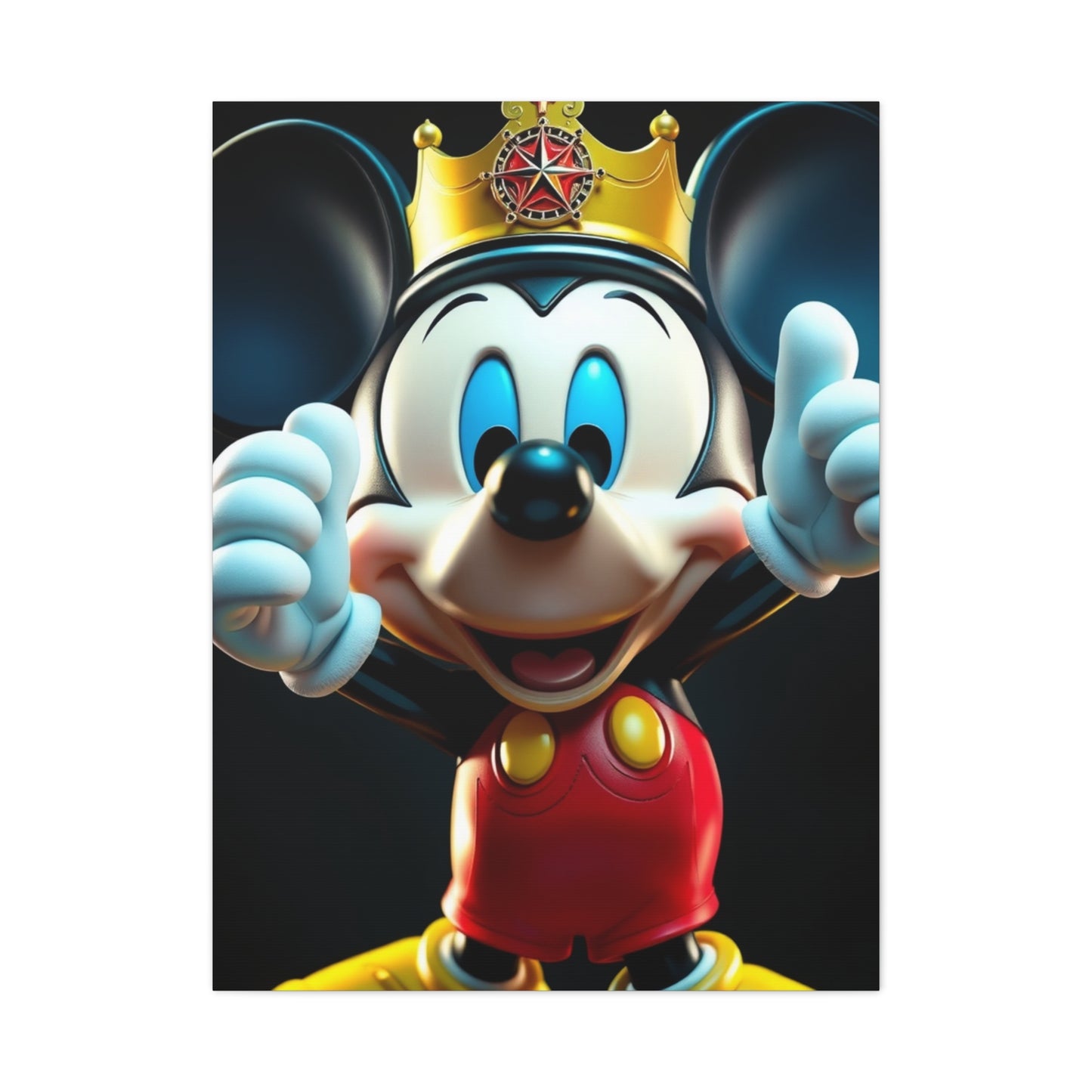 Mouse Luxe Impression Wall Art & Canvas Print