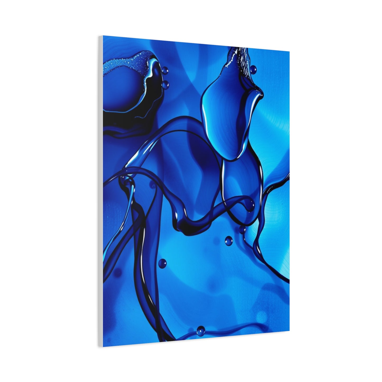 Blue Abstract Art Luxury Canvas Wall Art & Canvas Print