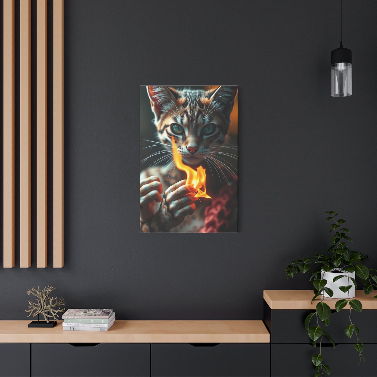 Catfight Art Refined Canvas Wall Art & Canvas Print