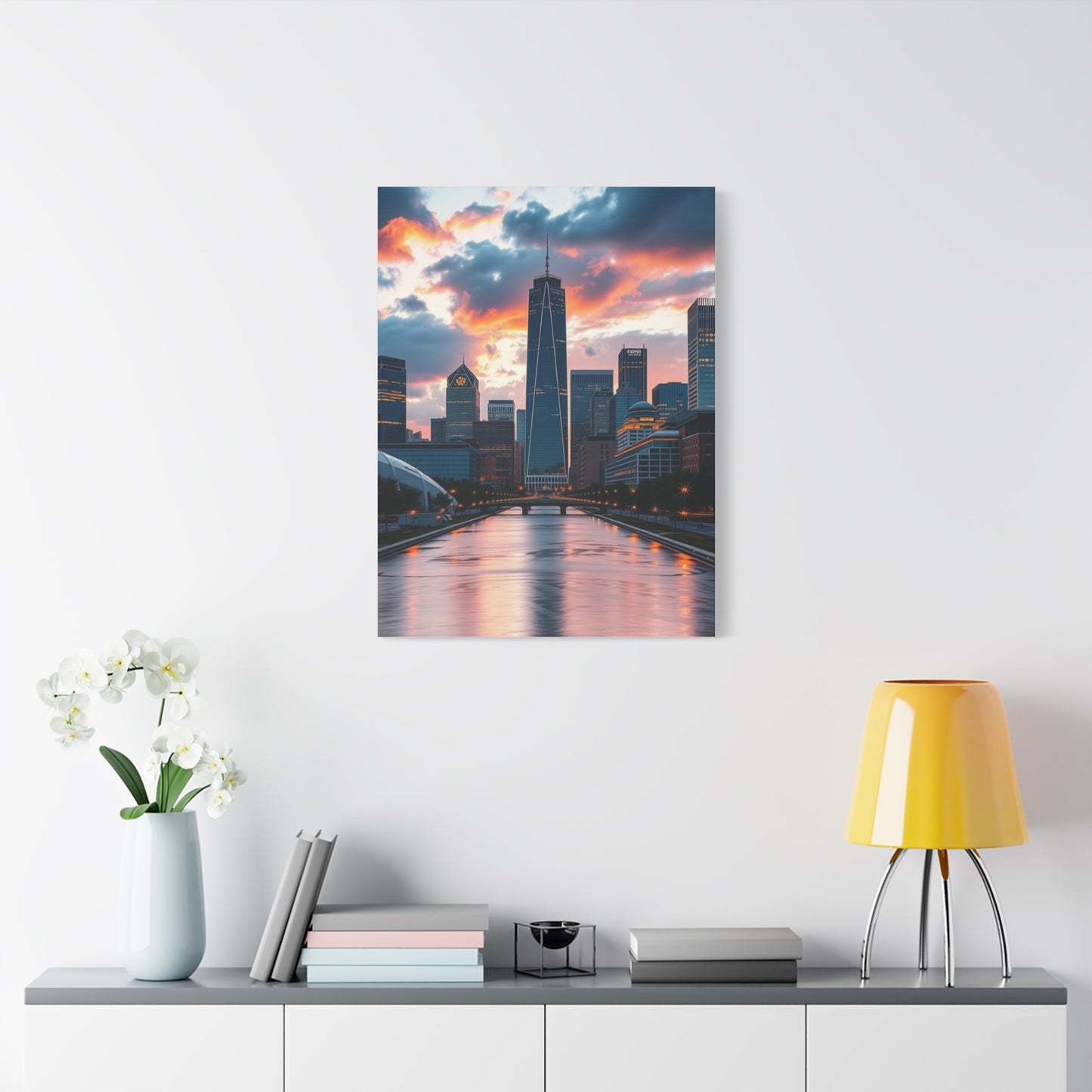 Vision Houston Skylines Art Art Wall Art & Canvas Print