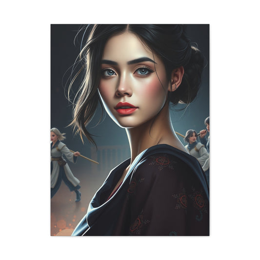 Seraphic Beauty Canvas Wall Art & Canvas Print