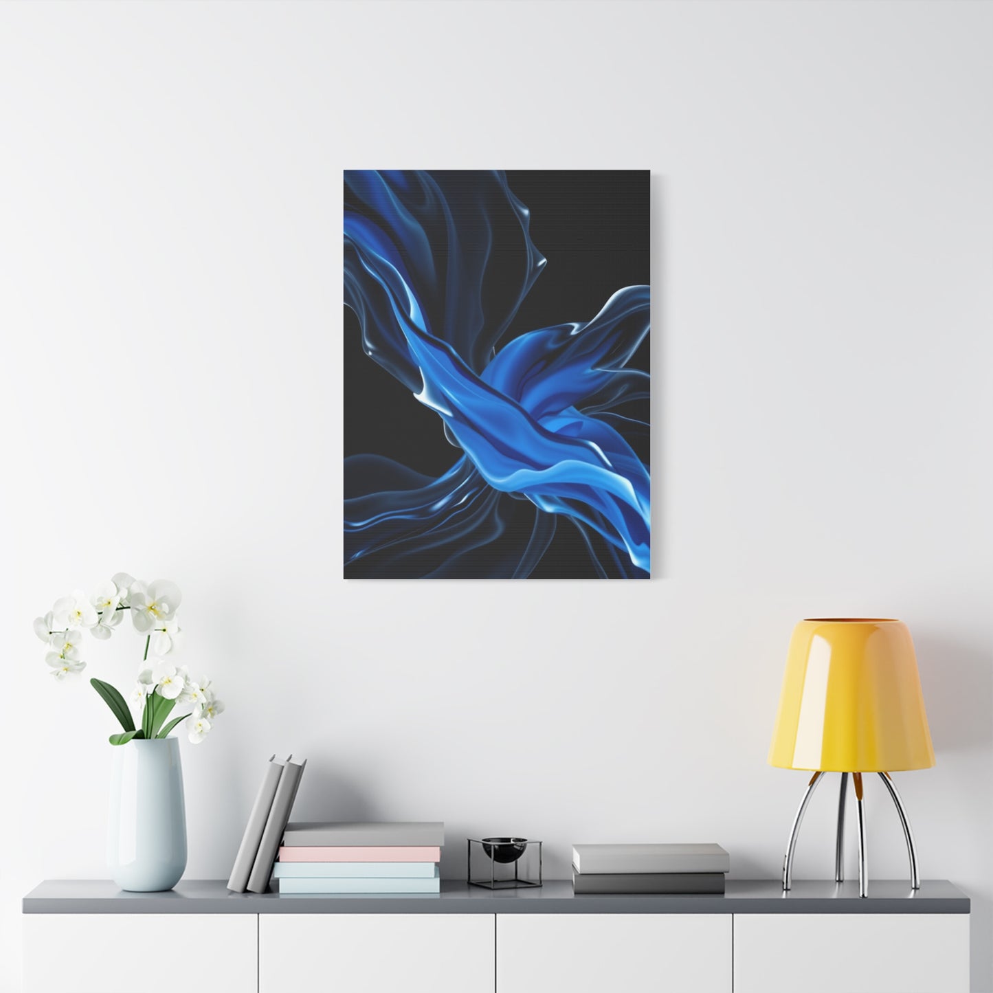 Supreme Black, White & Blue Art Collection Wall Art & Canvas Print