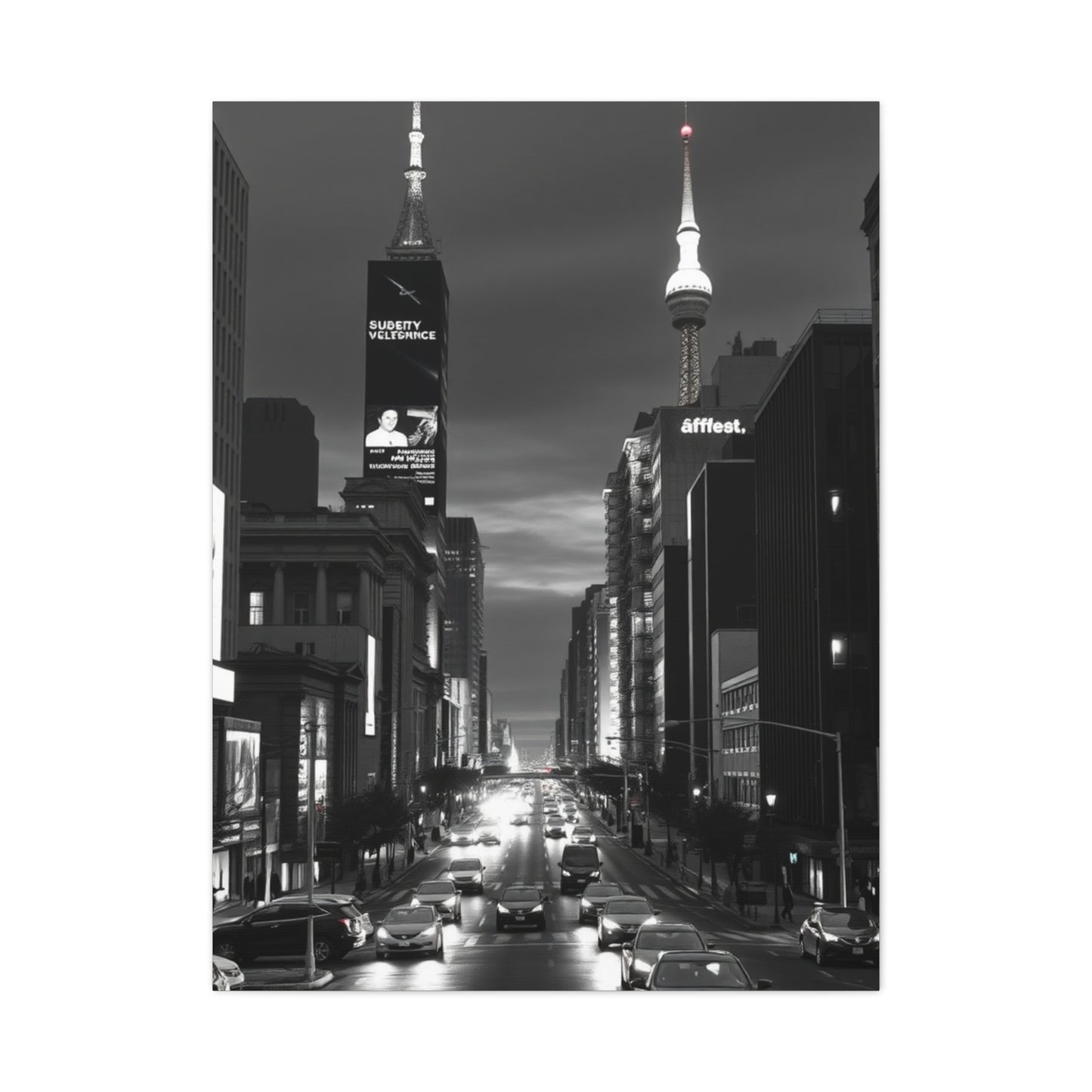 Black & White Cityscapes Art Supreme Gallery Wall Art & Canvas Print