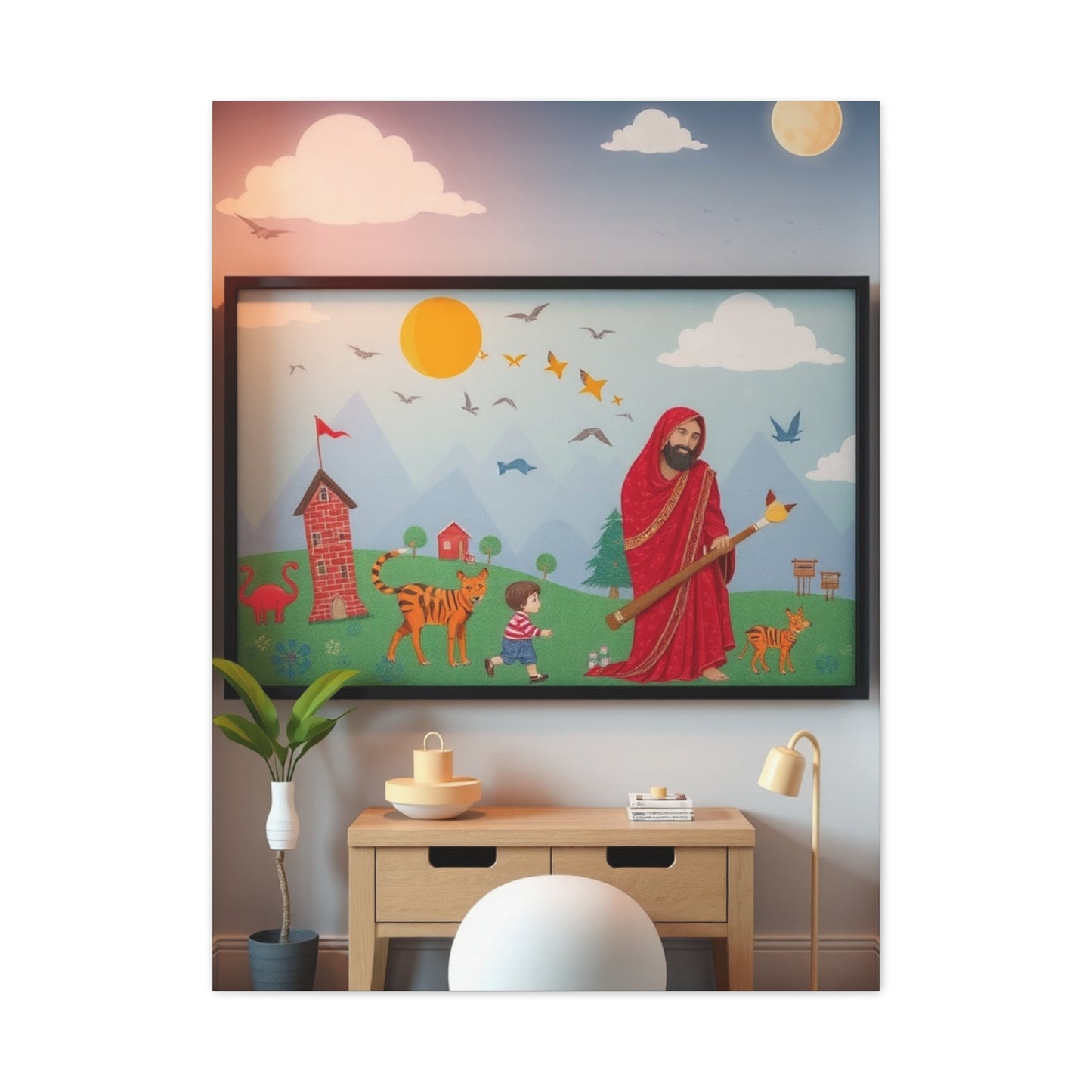 Ethereal Playroom Tableau Wall Art & Canvas Print