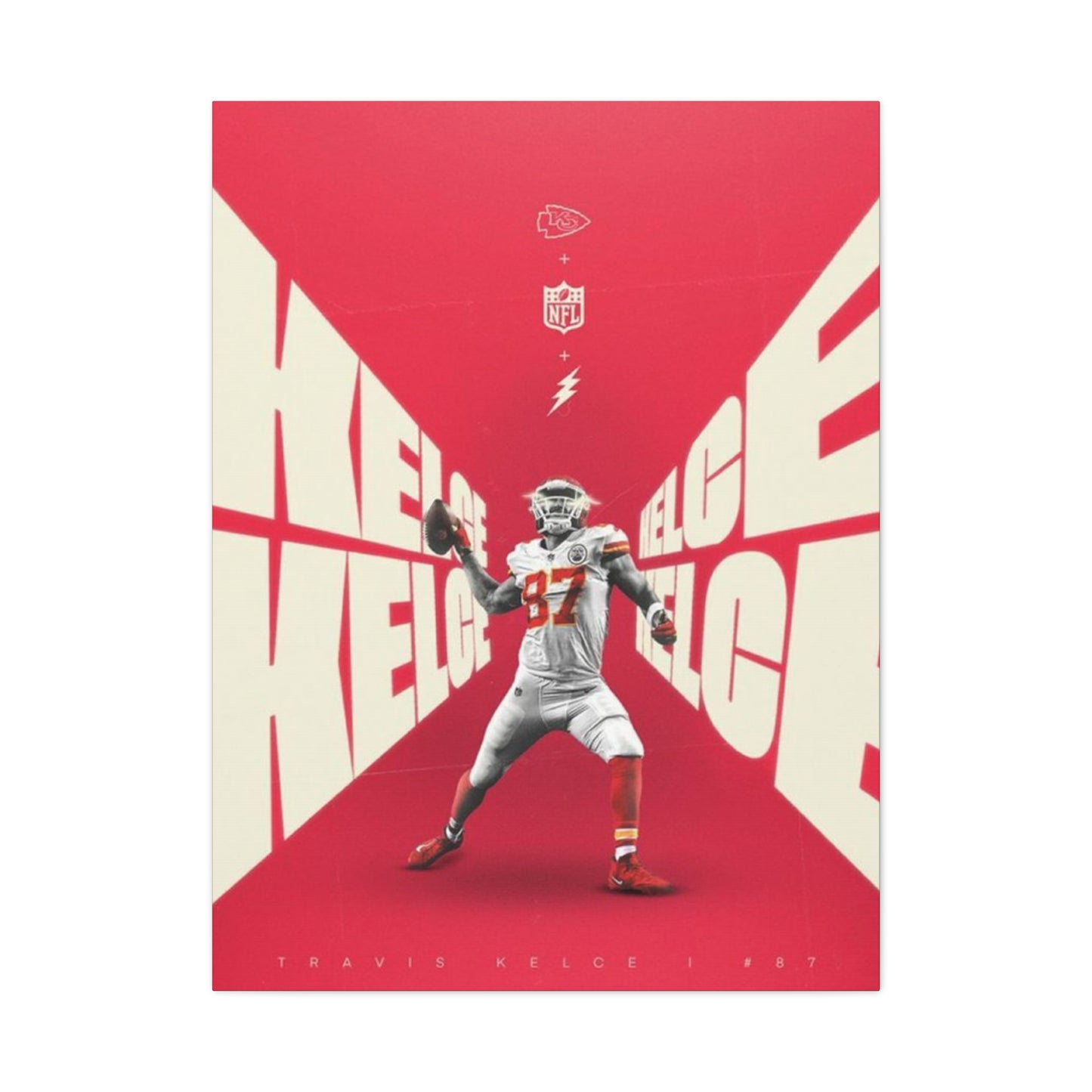 Kelce Rugby Poster Wall Art & Canvas Prints