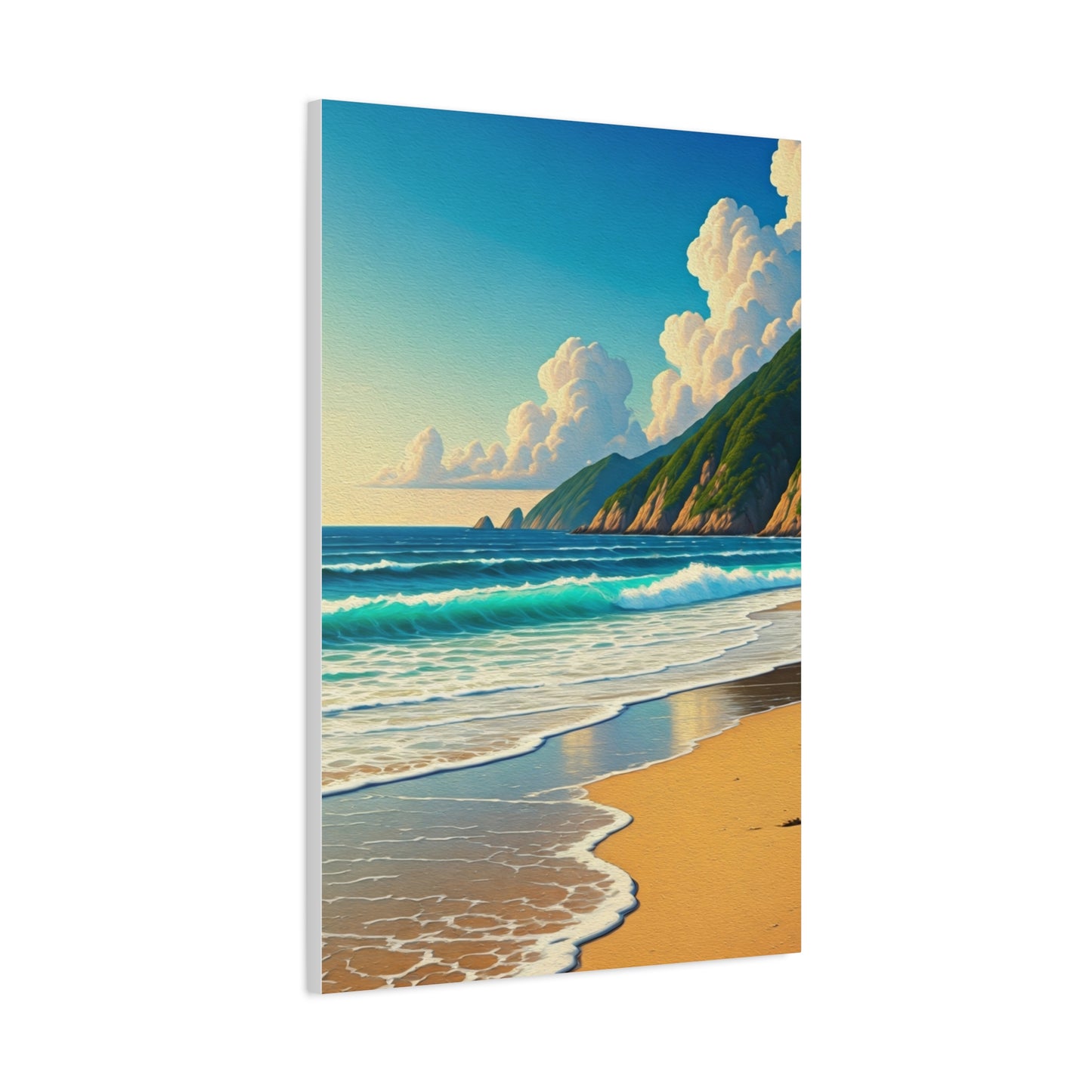 Coastal Mountain Waves Wall Art & Canvas Prints