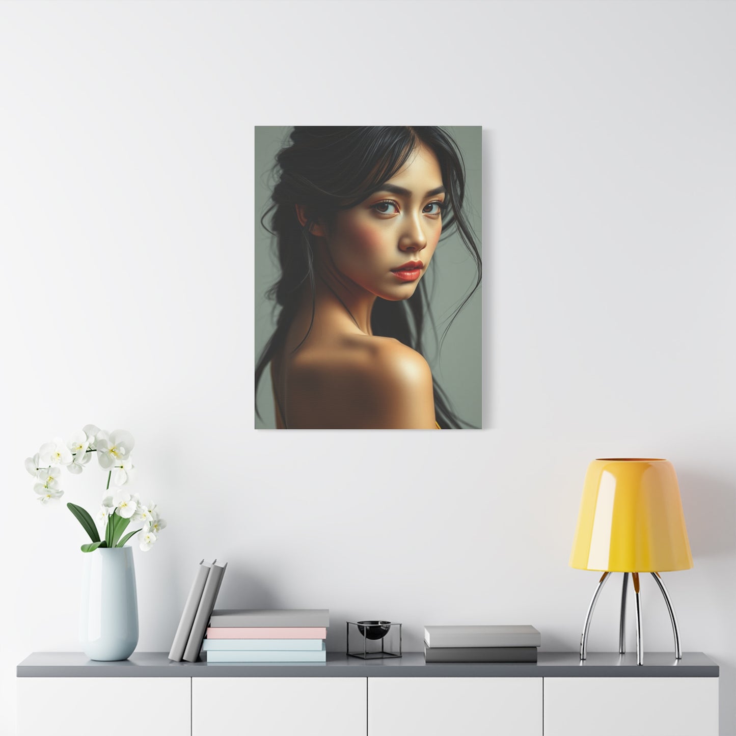 Chic Dame Illustration Wall Art & Canvas Print