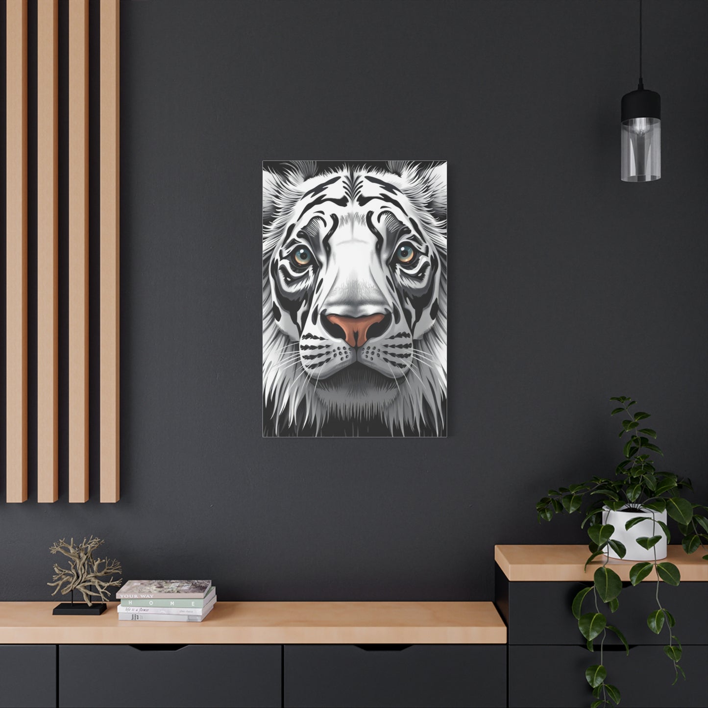 Black and White Illustrations Art Luxury Canvas Wall Art & Canvas Print