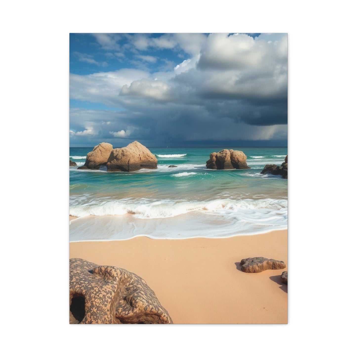 Opulent Shoreline Masterpiece Wall Art & Canvas Print
