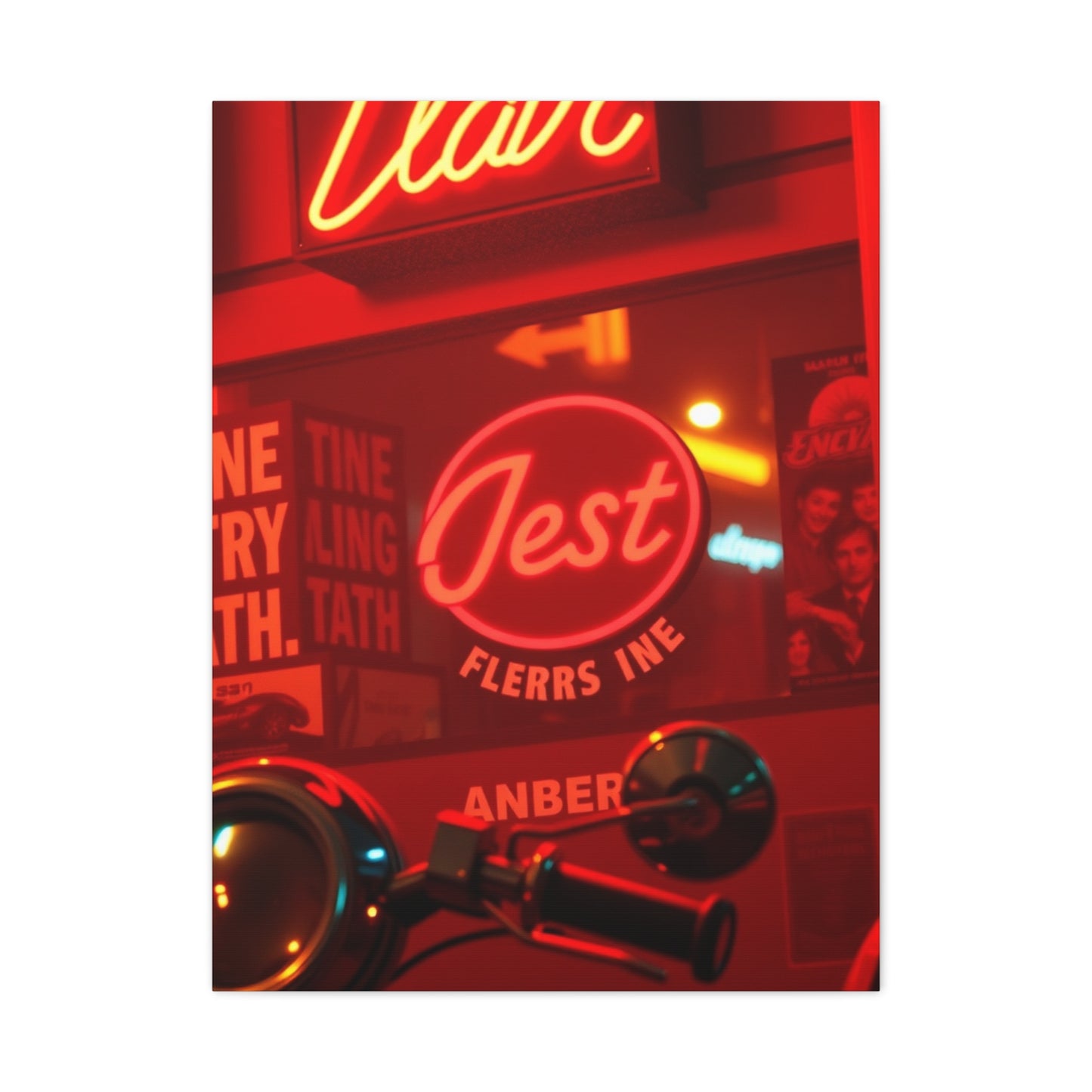 Retro Regency Artwork Wall Art & Canvas Print