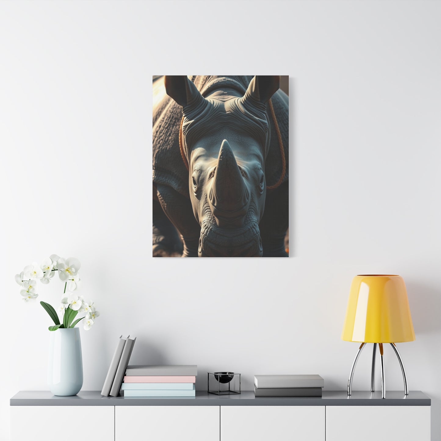 Vision Rhinoceros Art Art Wall Art & Canvas Print
