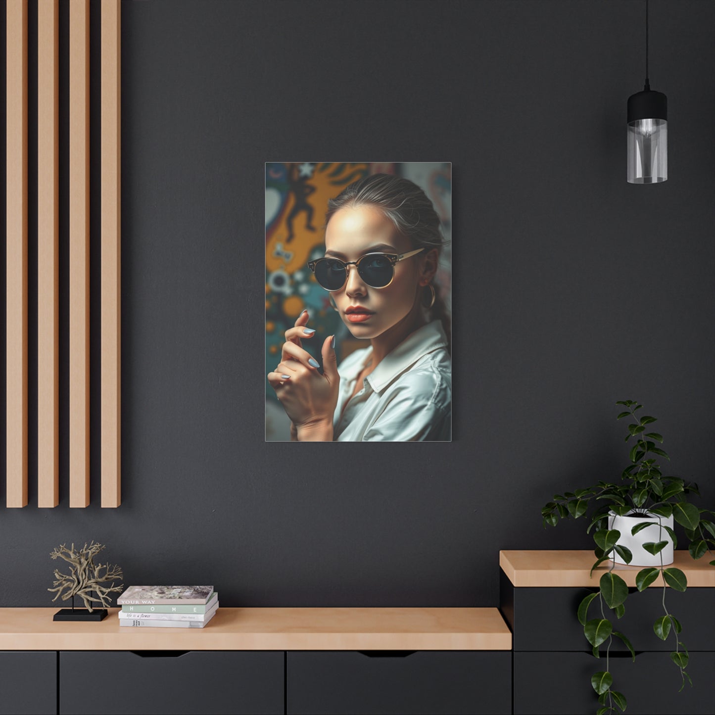 Sleek Artistic Reverie Wall Art & Canvas Print