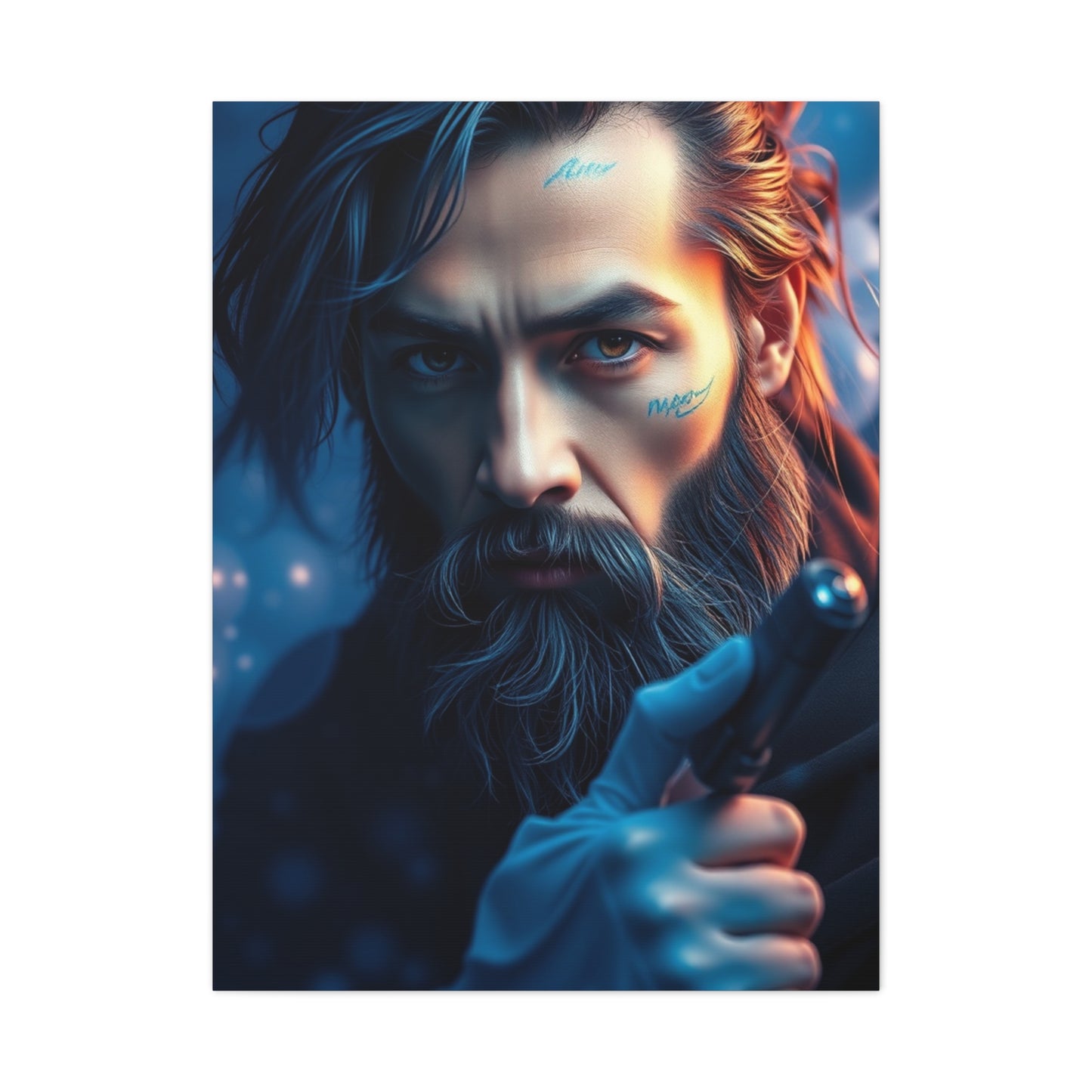 Sapphire Elegance Wall Art Wall Art & Canvas Print