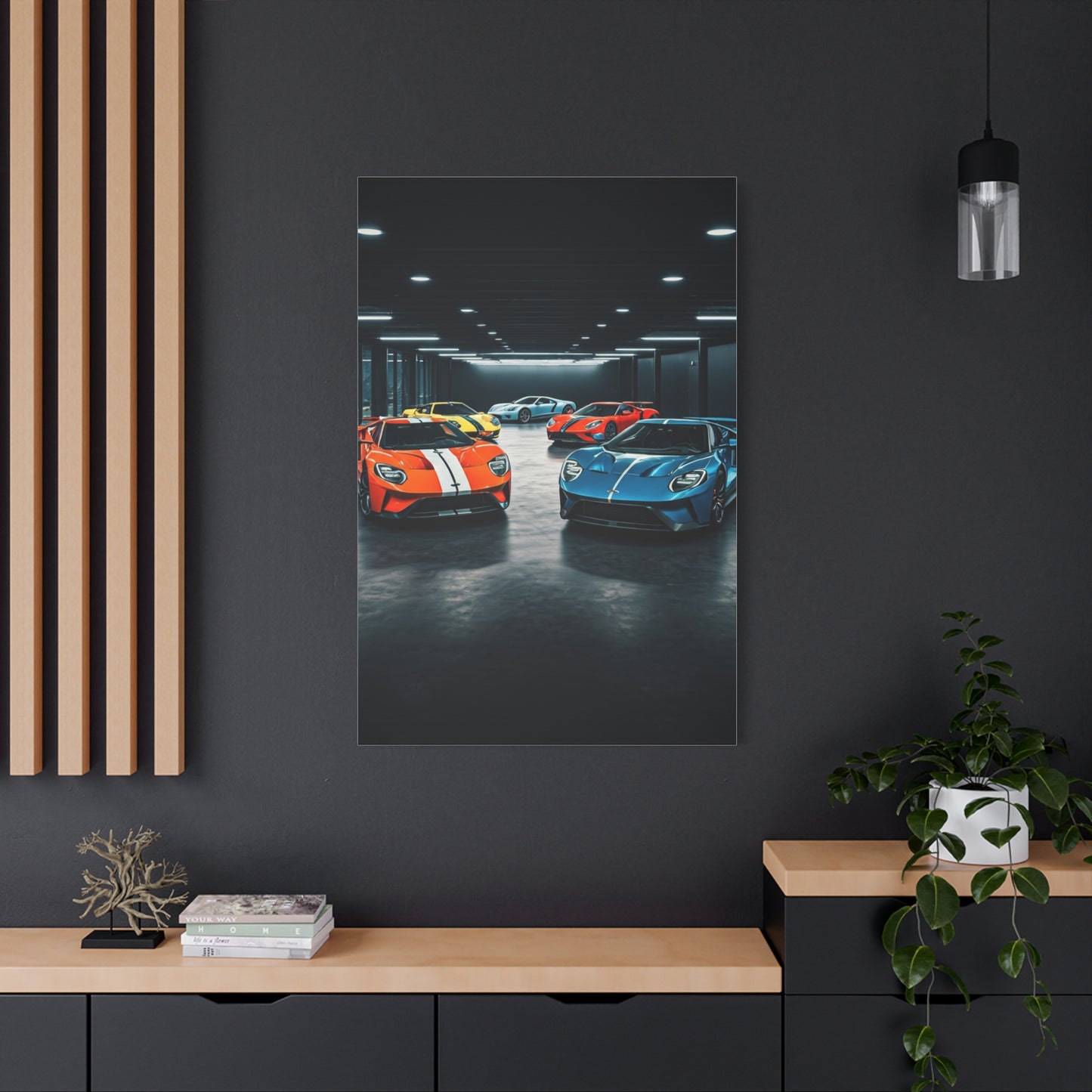 Ford GT Heritage Dream Garage Wall Art & Canvas Prints