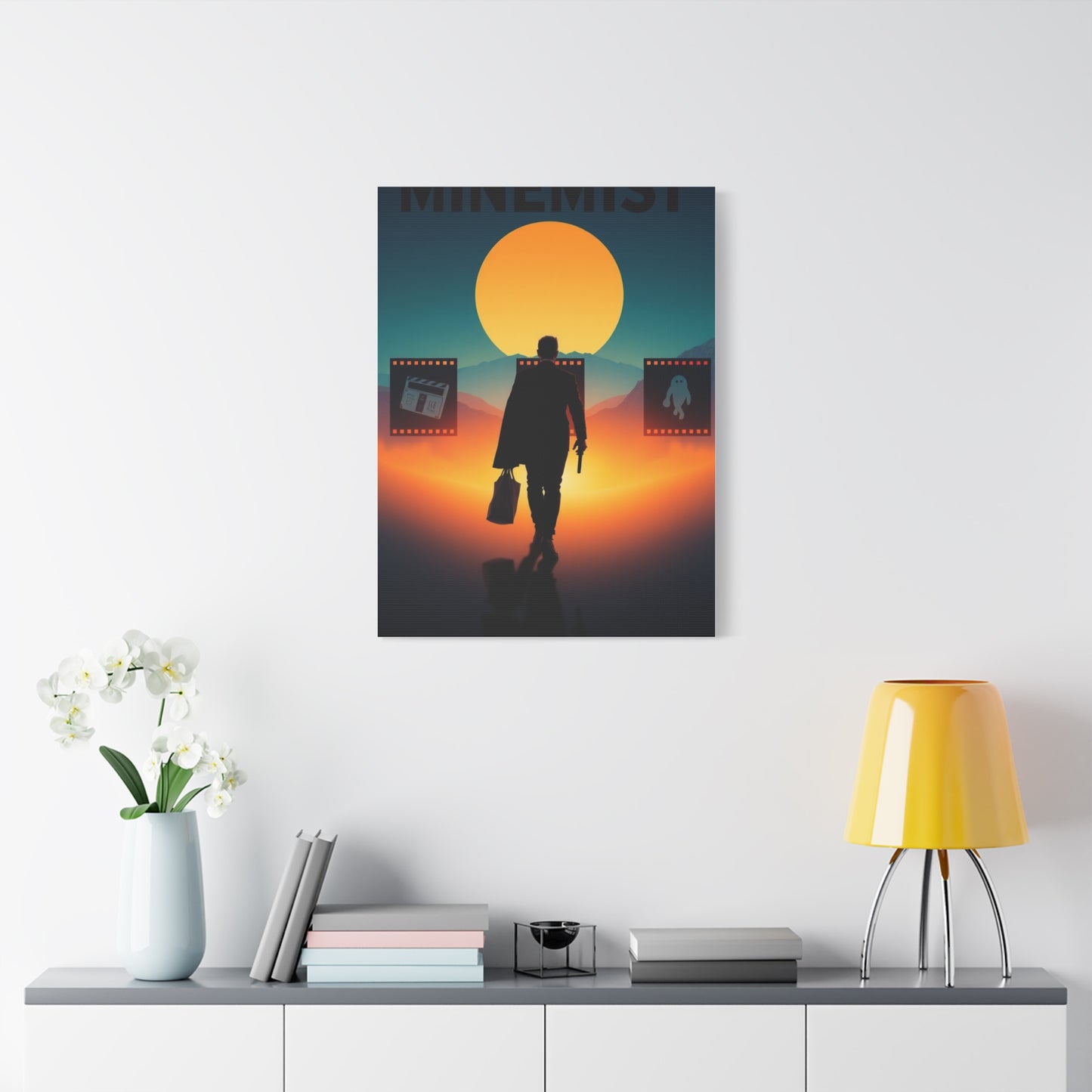 Simplistic Cinematic Elegance wall art & canvas print