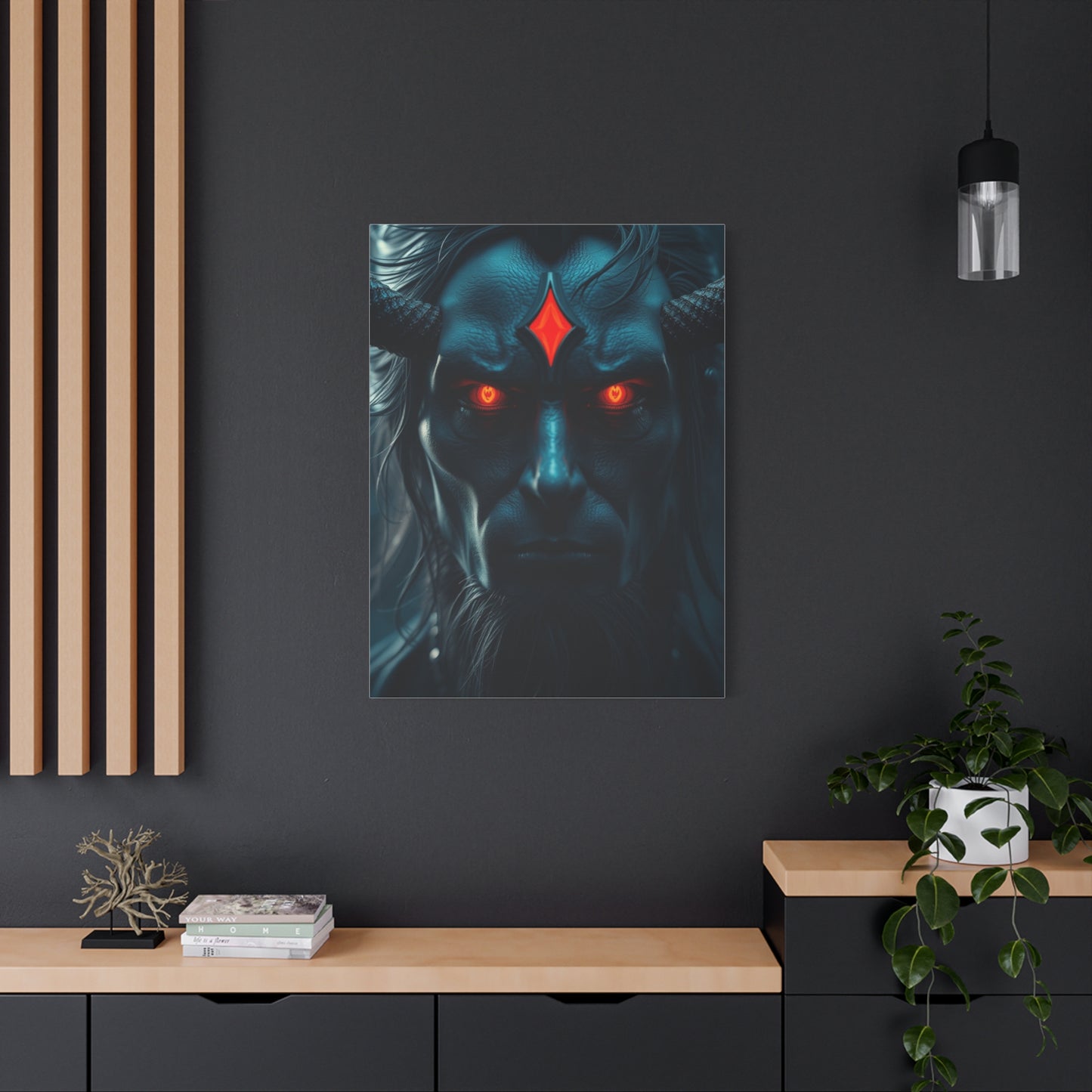 Dusken Mirage Canvas Wall Art & Canvas Print