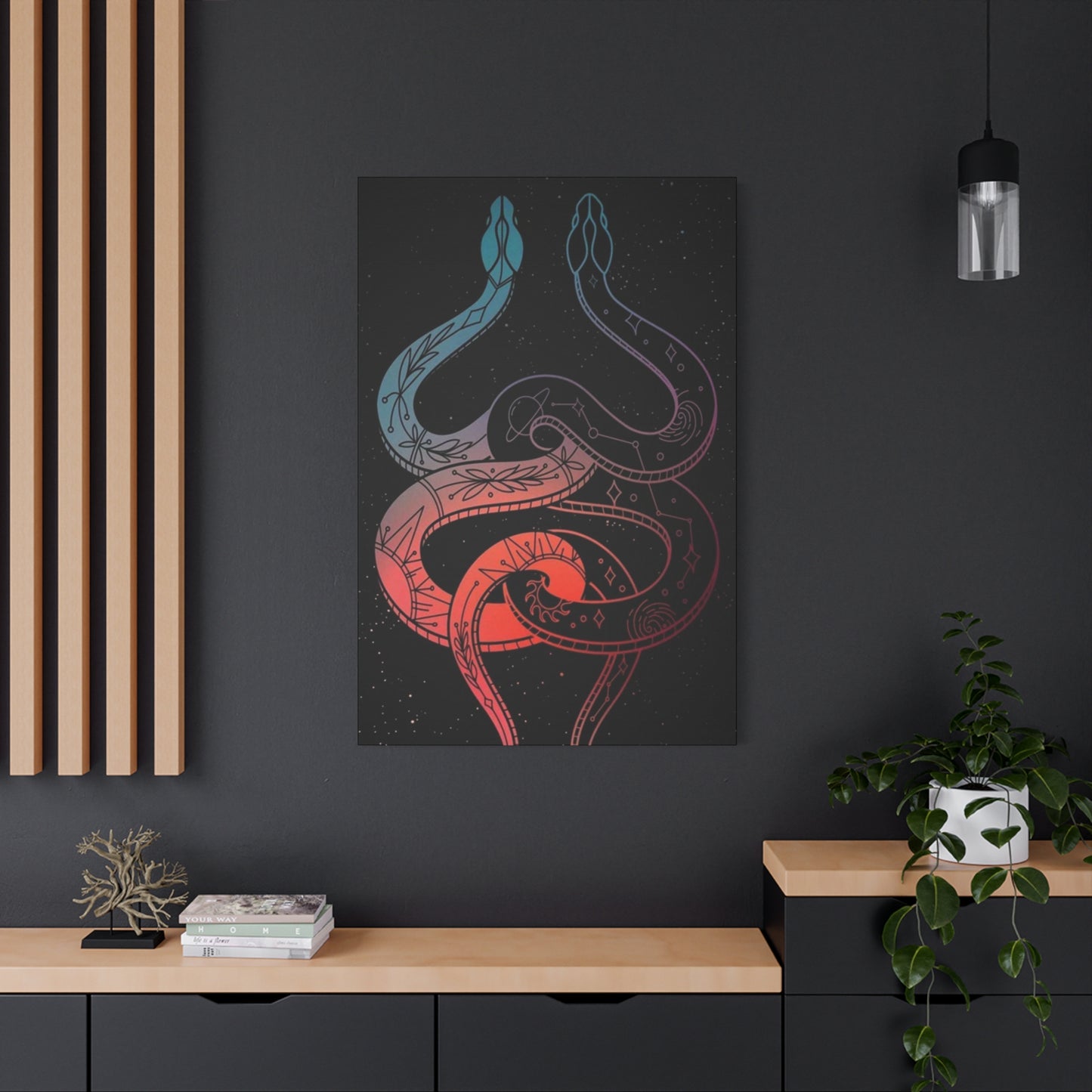 Two Snakes Poster Wall Art & Canvas Prints