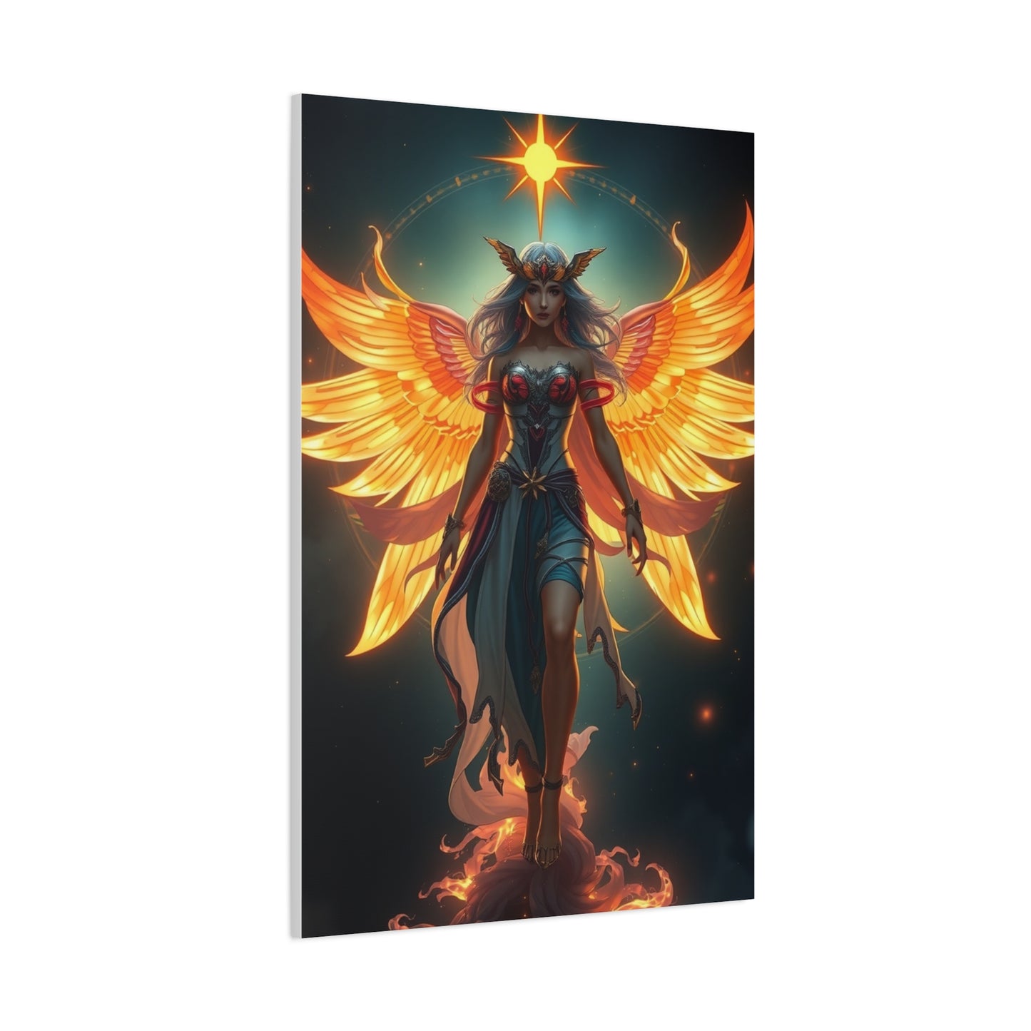 Celestial Duality Canvas