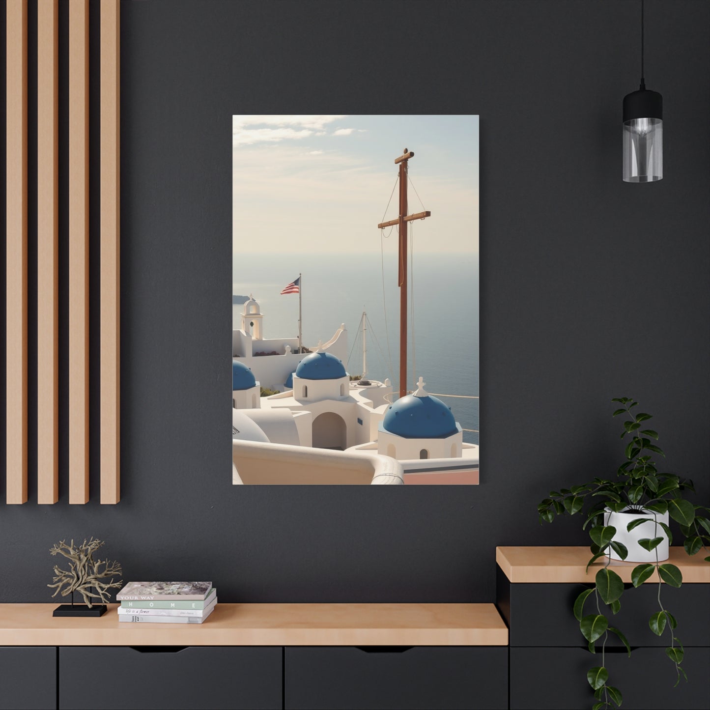 Vision Santorini Art Art Wall Art & Canvas Print