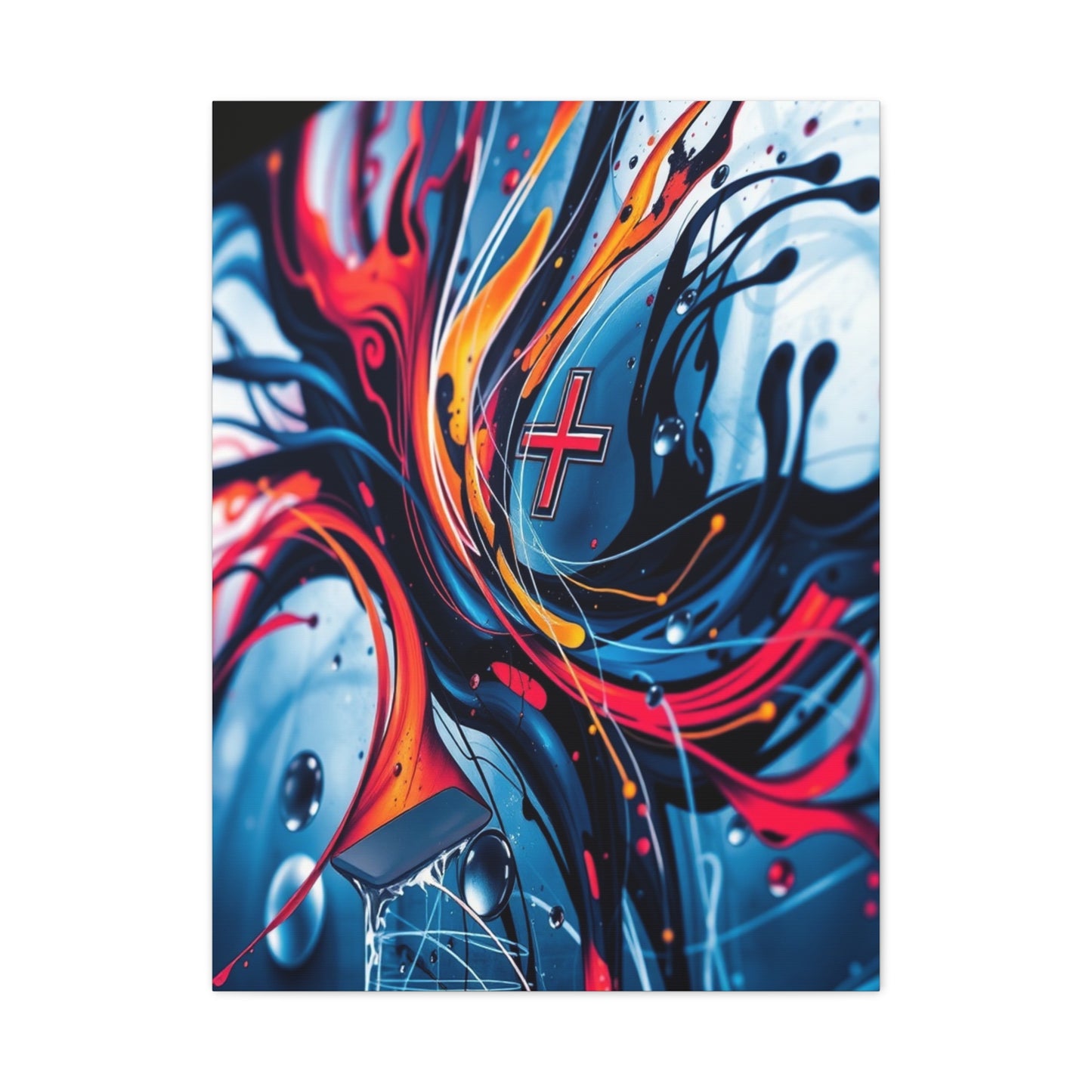 Celestial Abstraction Canvas Wall Art & Canvas Print