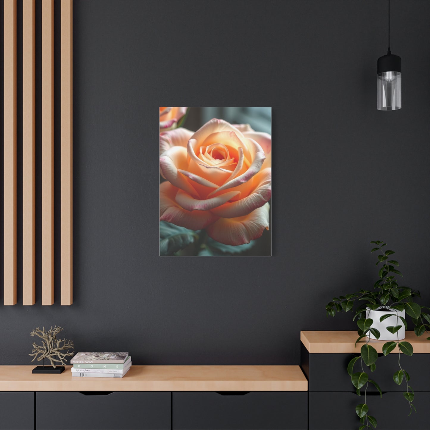Rose Flower Art Refined Canvas Wall Art & Canvas Print