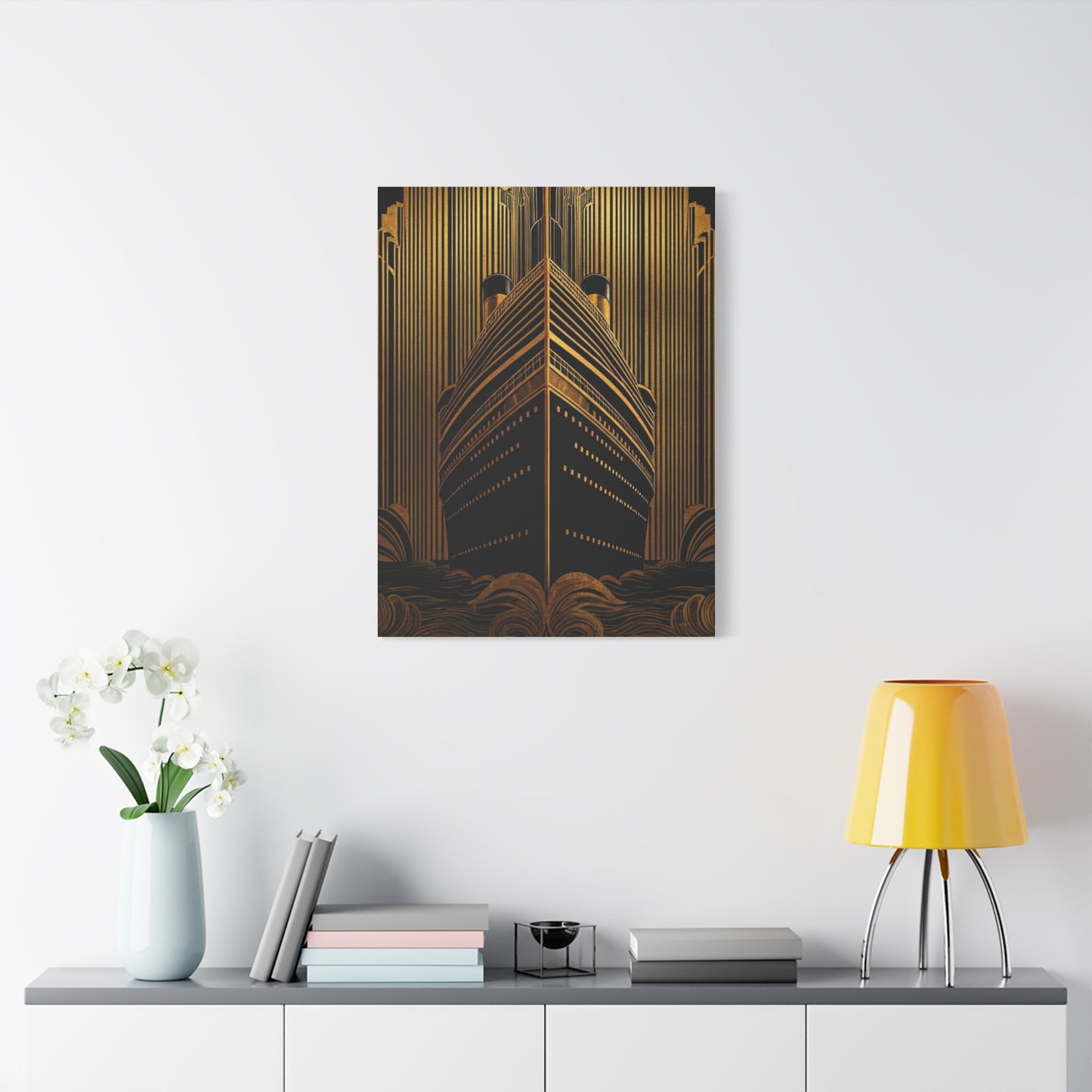 Titanic Majesty Art Deco Ship Wall Art & Canvas Prints