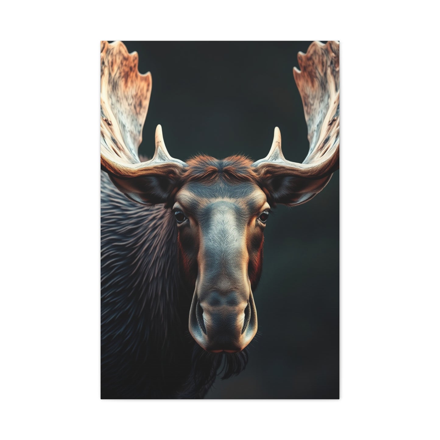Masterpiece Moose Art Vision Wall Art & Canvas Print