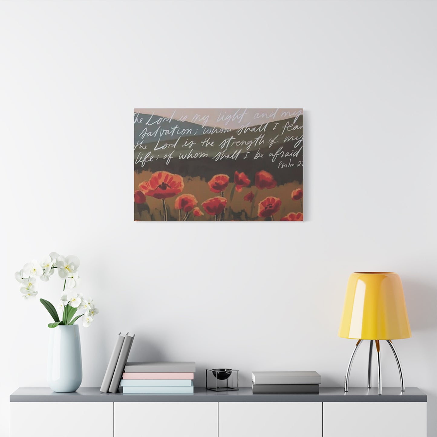 Flowers and Scripture Wall Art & Canvas Prints