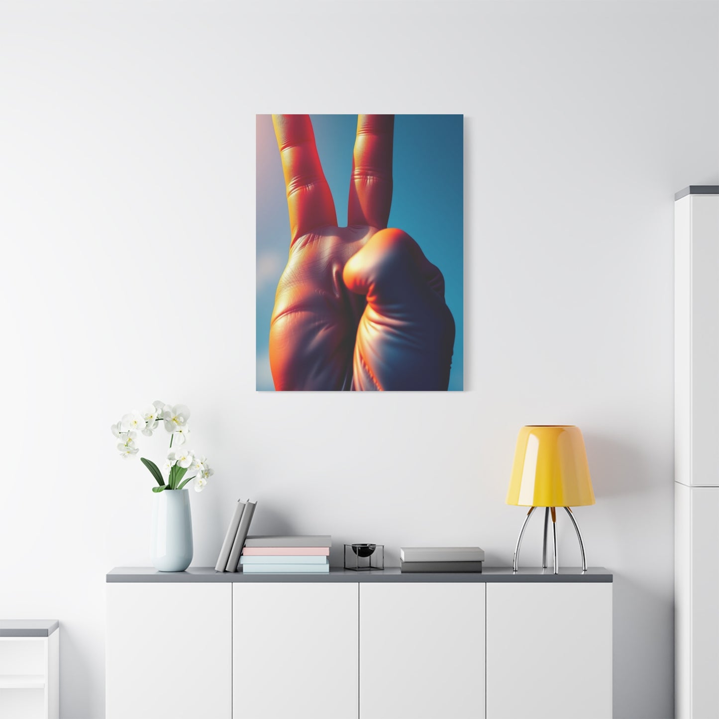 Masterpiece Peace Sign Art Vision Wall Art & Canvas Print