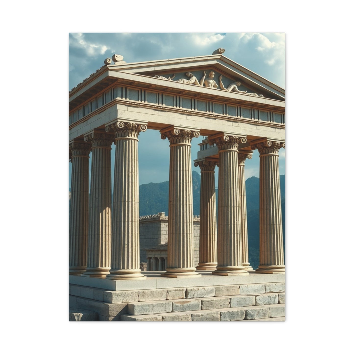 Greek Art Refined Canvas Wall Art & Canvas Print