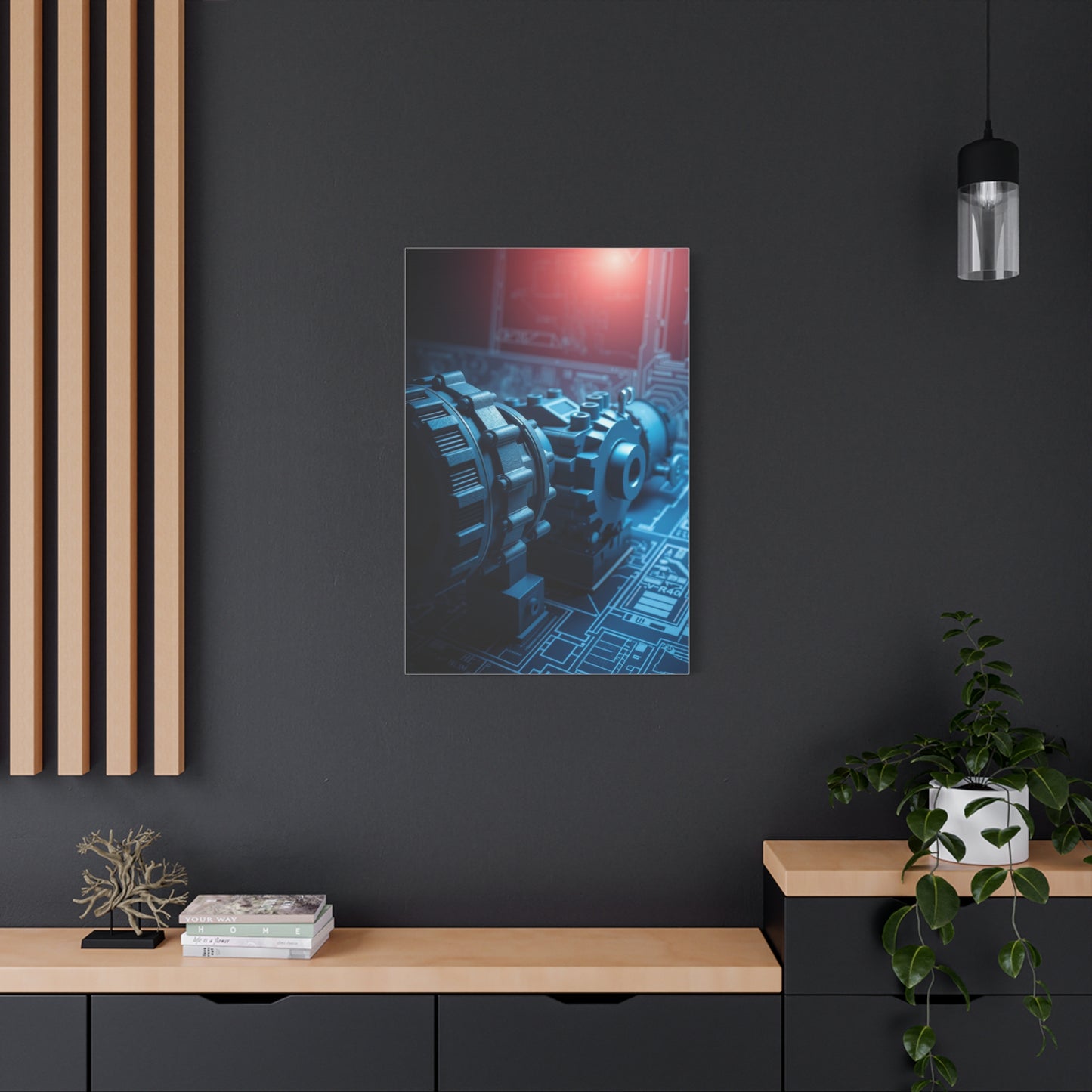 Supreme Engineering & Machinery Blueprints Art Collection Wall Art & Canvas Print